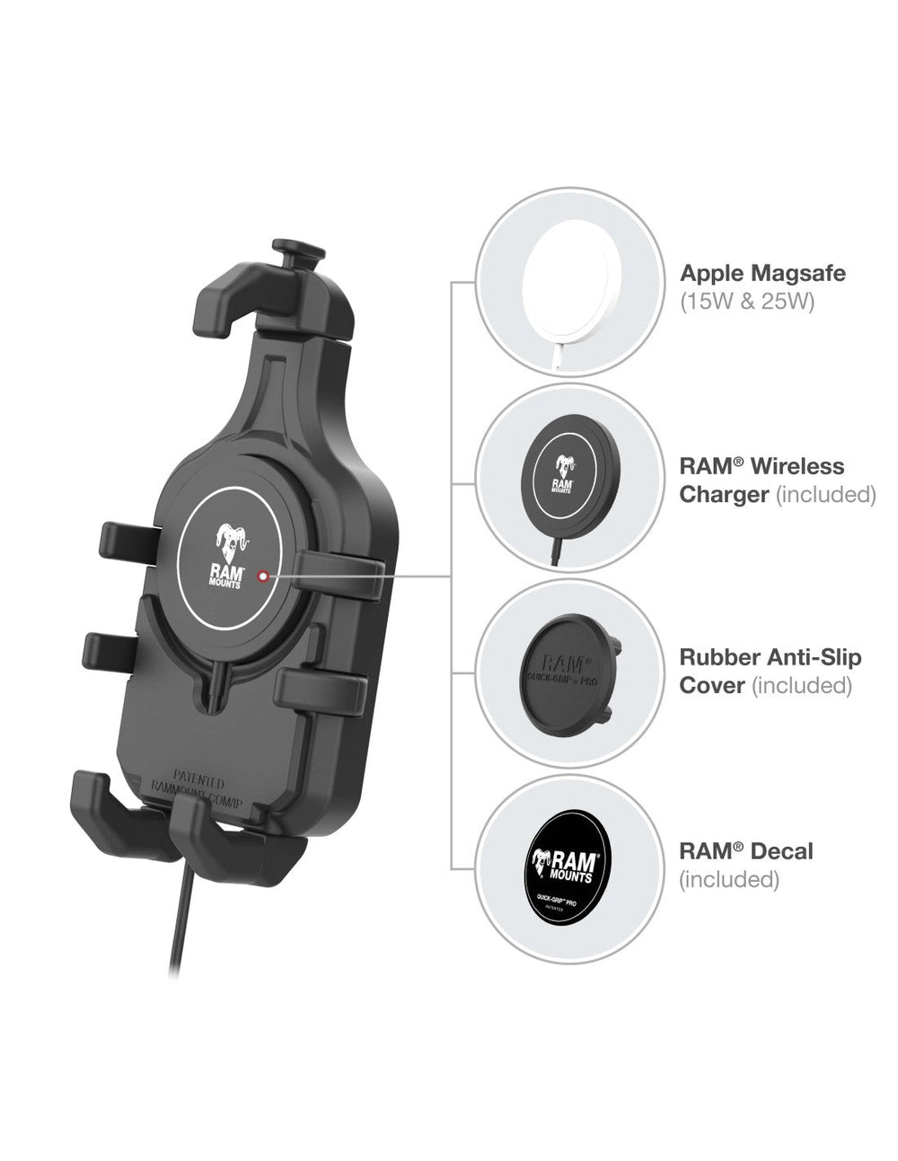RAM Mounts Cradles RAM-HOL-PD5B-W2MU